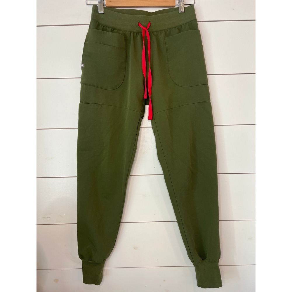 Figs Technical Collection Zamora Jogger Scrub Pants Olive Green XS
